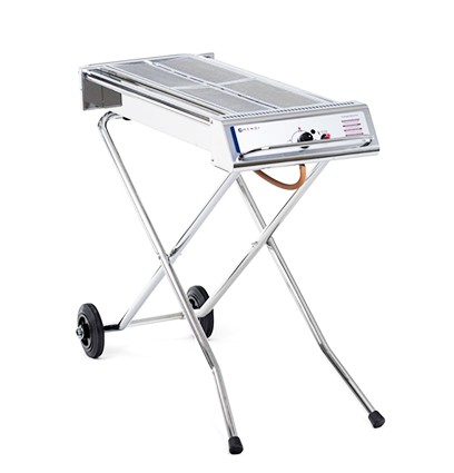 barbecue rechthoek - incl. gereedschap excl. gasfles