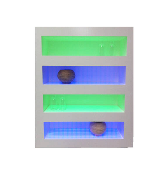 lounge achterkast 4 vaks incl. led - Achterkasten