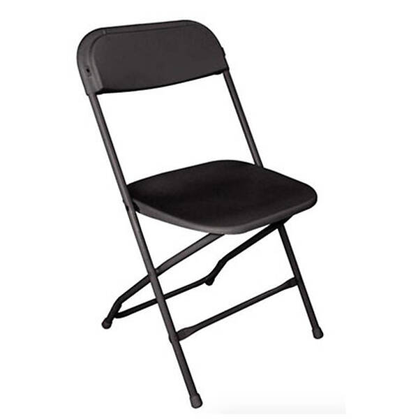 klapstoel - zwart - Stoelen