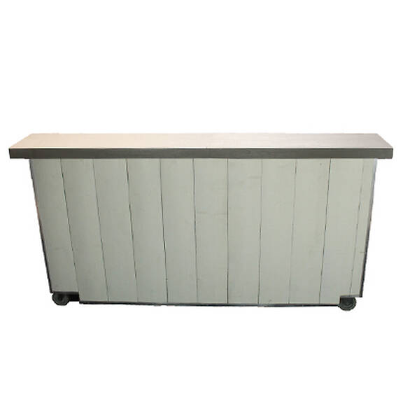 white wash steigerhout koelbuffet - Koelbuffet