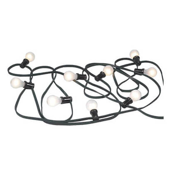 prikkabel verlichting led 5 m - wit met gloeidraad - Verlichting