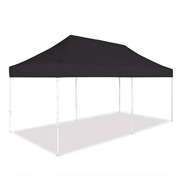 terrasoverkapping 3 x 6 m - zwart - Tenten