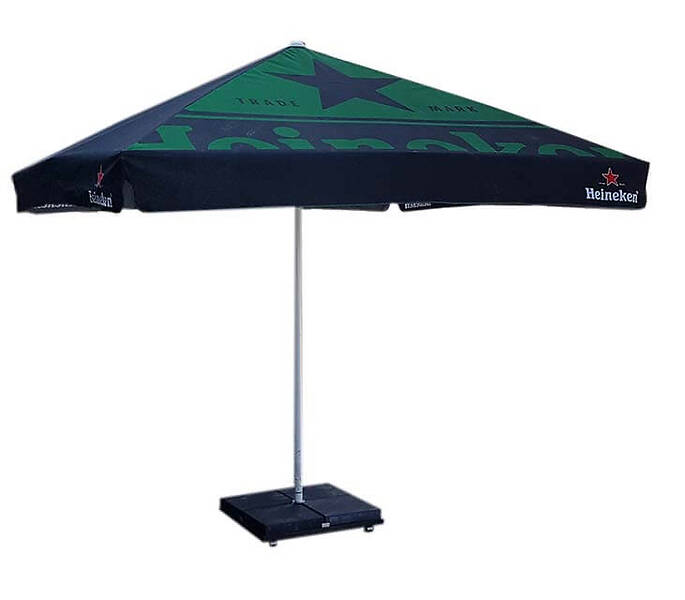 parasol 4,5 m Heineken - incl. voet - Parasols